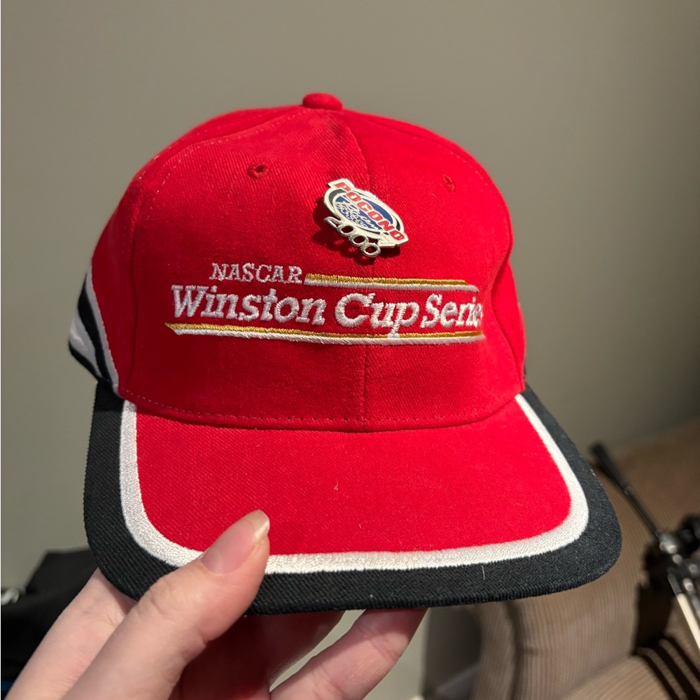 Nascar Red and Black Winston Cup Series Hat